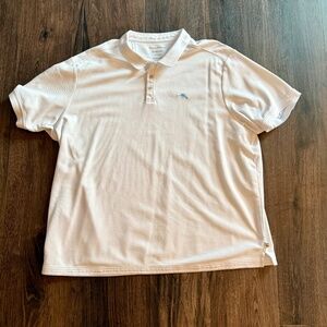 Tommy Bahama Men's Big & Tall IslandZone Polo - White - Size 3XLB